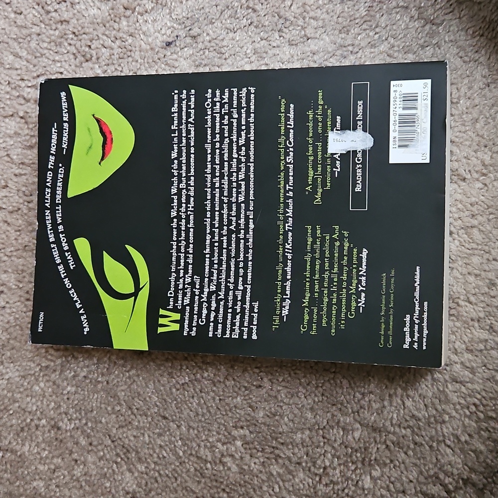 Wicked By Gregory Maguire - Picture 2 of 2